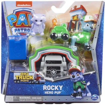 Spin Master Tlapková patrola Big Truck Pups Rocky set 2 figúrky s doplnkami