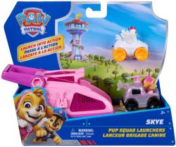Spin Master Tlapková patrola set vystřelovací zařízení + 2 autíčka Skye