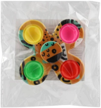 Spinner bubble pops fidget antistresový 2v1 s pop it bublinami 2 barvy