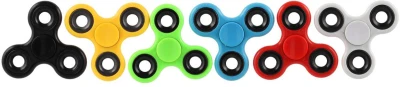 Spinner Finger Top fidget antistresový kov/plast 6 barev v krabičce