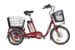 Spirit Elektrokolo SHOPPING2, tříkolka červená, 250W, 36V/18Ah