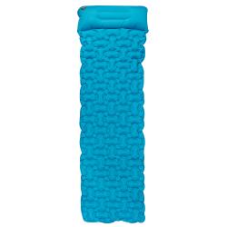 Spokey AIR BED PILLOW BIG Samonafukovací matrace s polštářkem 213x62x6 cm, modrá