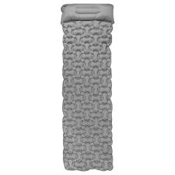 Spokey AIR BED PILLOW BIG Samonafukovací matrace s polštářkem 213x62x6 cm, šedá