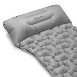 Spokey AIR BED PILLOW BIG Samonafukovací matrace s polštářkem 213x62x6 cm, šedá