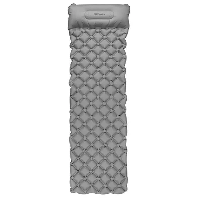Spokey AIR BED PILLOW Nafukovací matrace s polštářkem, 190 x 60 x 6 cm, R-Value 2.5, šedá Spokey AIR BED PILLOW Nafukovací matrace s polštářkem, 190 x 60 x 6 cm, R-Value 2.5, šedá