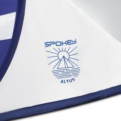 Spokey ALTUS Samorozkládací plážový stan, 195 x 100 x 85 cm, modré pruhy