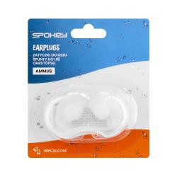Spokey AMMUS Špunty do uší na plavání, transparentní