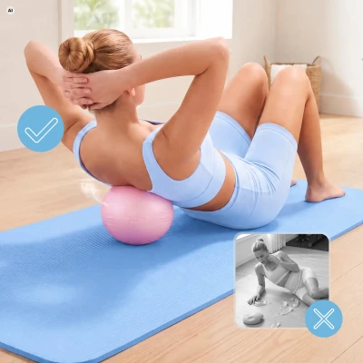 Spokey AURA růžový 22 cm pilates míč