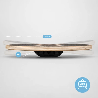 Spokey BALANCE BOARD Balanční deska, dřevěná