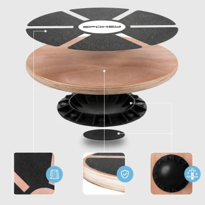 Spokey BALANCE BOARD Balanční deska, dřevěná