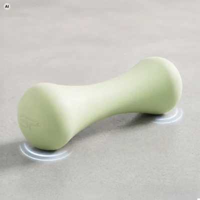 Spokey BONE světle zelená sada neoprenových činek 3 kg