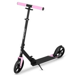 Spokey CITY FLOW Koloběžka, kolečka 200 mm, růžová