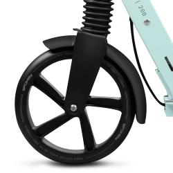 Spokey CITY FLOW PRO Koloběžka s ruční brzdou, kolečka 200 mm, mintová