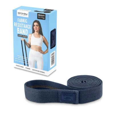 Spokey COTI FLEX HEAVY Posilovací textilní guma, 12-17 kg
