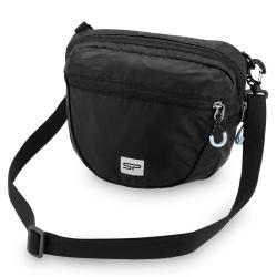Spokey CROCO Taška přes rameno, 4 l, černá Spokey CROCO Taška přes rameno, 4 l, černá