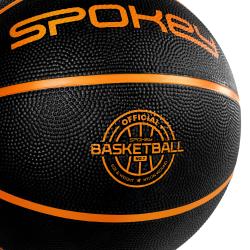 Spokey CROSS Basketbalový míč, černý