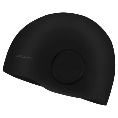 Spokey EARCAP černá silikonová plavecká čepice