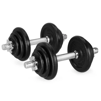 Spokey EGIR Sada jednoručních nakládacích činek, 2x 10,5 kg