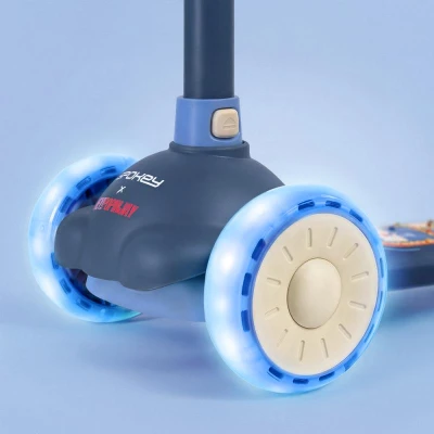Spokey FIORI Skladacia detská trojkolová kolobežka, modrá