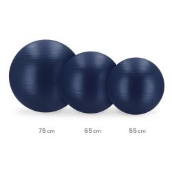 Spokey FITBALL Gymnastický míč, 75 cm, navy