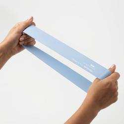 Spokey FLEX SET Sada 3 posilovacích gum, béžová, světle modrá, hnědá