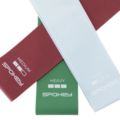 Spokey FLEX SET Sada 3 posilovacích mini gum