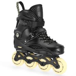 Spokey FREESPO Freeskate kolieskové korčule, čierne
