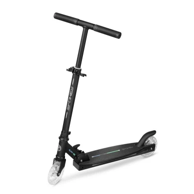 Spokey GO GLOW Svítící koloběžka, kolečka 120 mm