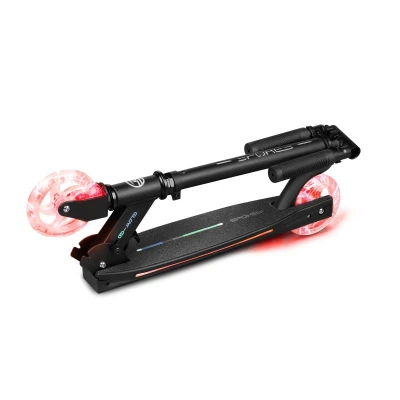 Spokey GO GLOW Svítící koloběžka, kolečka 120 mm