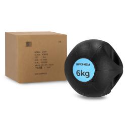 Spokey GRIPI Medicinbal s úchyty 6 kg