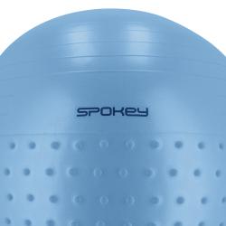 Spokey HALF FIT 2v1 Masážní gymnastický míč, 75 cm, modrý