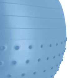 Spokey HALF FIT 2v1 Masážní gymnastický míč, 75 cm, modrý