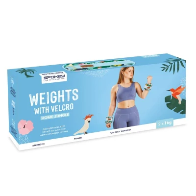 Spokey HOME JUNGLE Závaží na ruce a nohy 2x 1 kg
