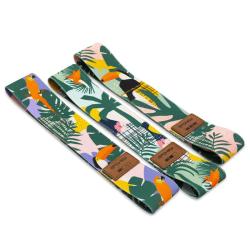 Spokey HOME JUNGLE Sada 3 posilovacích bavlněných gum + obal