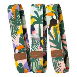 Spokey HOME JUNGLE Sada 3 posilovacích bavlněných gum + obal