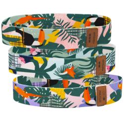Spokey HOME JUNGLE Sada 3 posilovacích bavlněných gum + obal