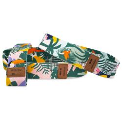 Spokey HOME JUNGLE Sada 3 posilovacích bavlněných gum + obal