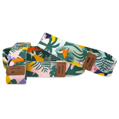 Spokey HOME JUNGLE Sada 3 posilovacích bavlněných gum + obal