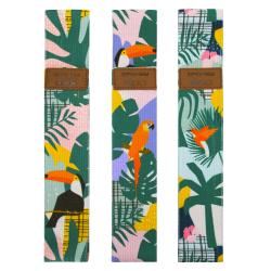 Spokey HOME JUNGLE Sada 3 posilovacích bavlněných gum + obal
