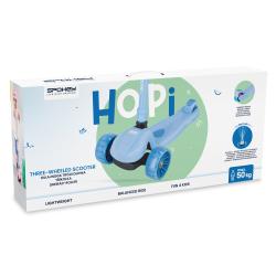 Spokey HOPI Skládací dětská tříkolka se svítícími kolečky, modrá