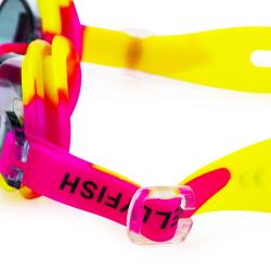 Spokey JELLYFISH Dětské plavecké brýle, růžovo-žluté