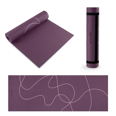 Spokey LIGHTMAT tmavě fialová 183 x 61 x 0,6 cm podložka na cvičení