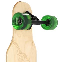Spokey LONGBAY PRO Longboard 140 x 24 cm, ABEC7, zeleno-černý