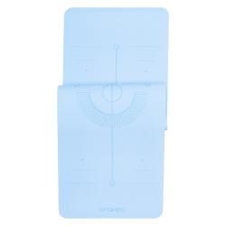 Spokey MANDALA Jóga podložka, 183 x 61 x 0,4 cm, modrá