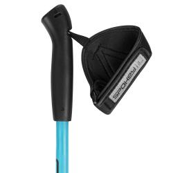 Spokey MEADOW II Hole Nordic Walking 2-dílné, systém anti-shock, černo-modré se zelenou