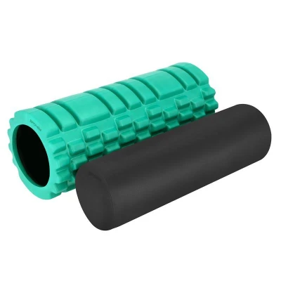Spokey MIX ROLL Masážní fitness válec 2v1, 33 cm, zelený Spokey MIX ROLL Masážní fitness válec 2v1, 33 cm, zelený
