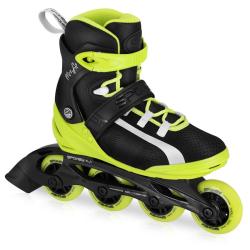 Spokey MrsFIT Fitness kolečkové brusle, černo-žluté