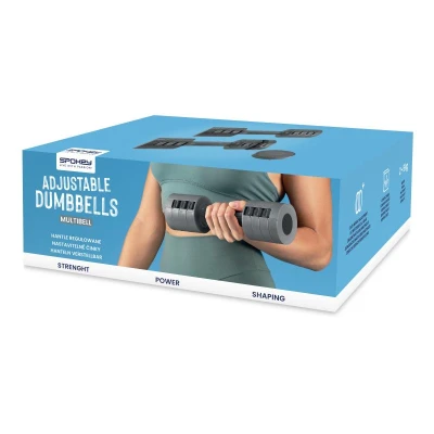 Spokey MULTIBELL Sada nastavitelných činek, 2,5 kg