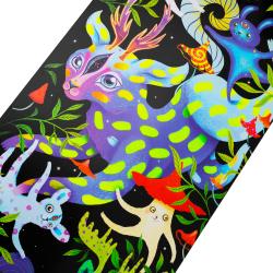 Spokey OLLIE Skateboard 7.75, se svítícími prvky ve tmě