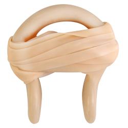 Spokey PELAMIS Plavecký klip na nos, béžový